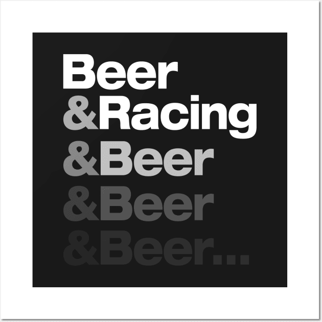 Beer & Racing Wall Art by NineBlack